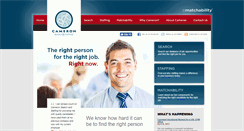 Desktop Screenshot of cameronmatch.com